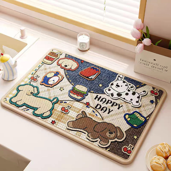 Vintage Home Decoration Mat