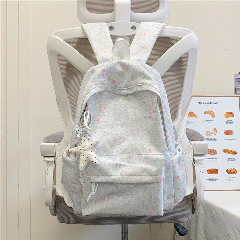Star-Embellished School Backpack Kalsten