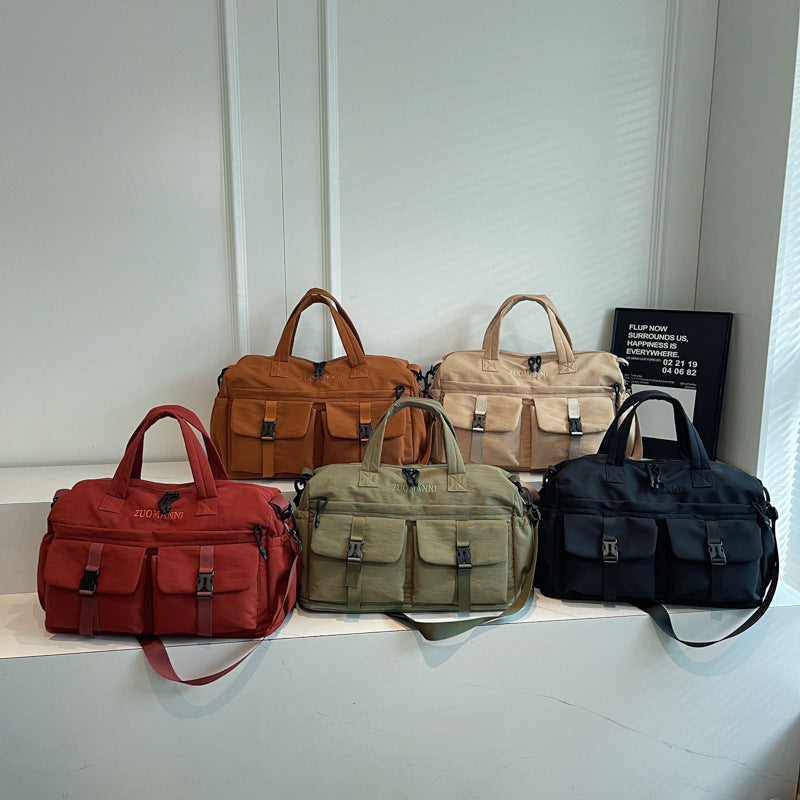 Multi-Pocket Utility Duffel Bag Kalsten