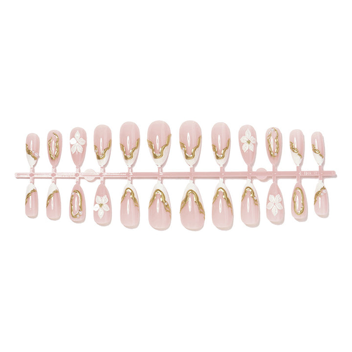 Elegant Floral Design Press-On Nails kalsten