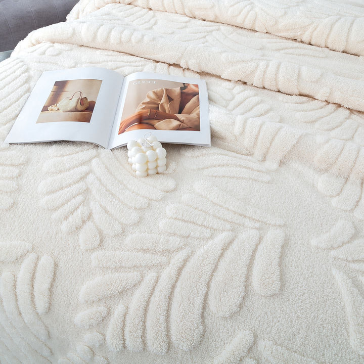 Soft Textured Plush Blanket