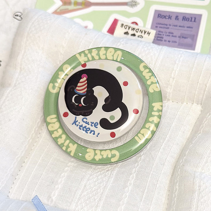 Funnier pin with cat motif Kalsten