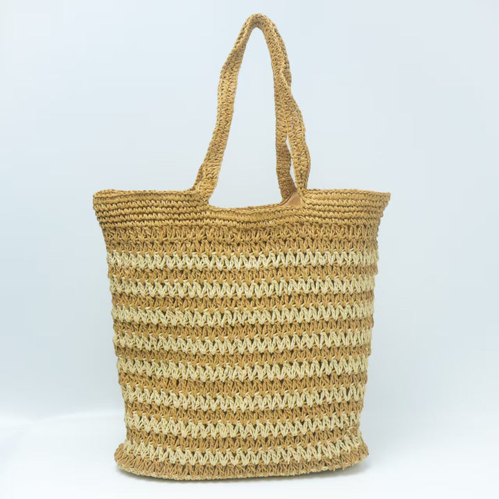 Braided beach bag with breathable structure Kalsten