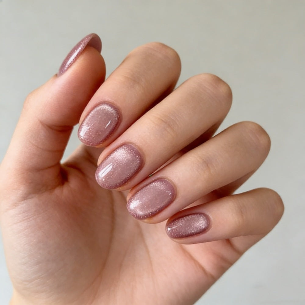 Decorative Heart Design Press-On Nails Kalsten