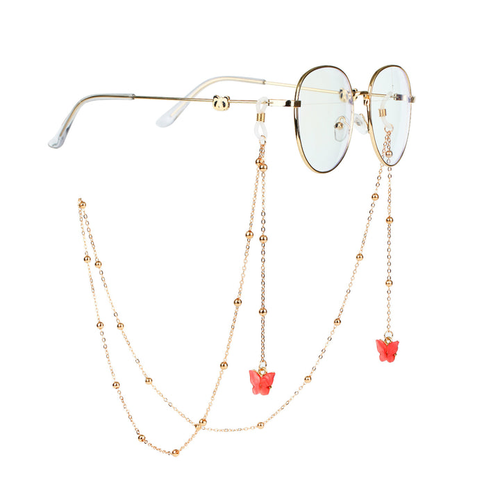 Fashionable sunglasses chains with butterfly pendants Kalsten
