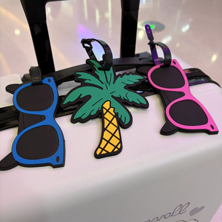 Tropical Palm Tree Luggage Tag Kalsten