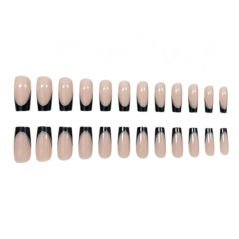 Extended Acrylic French Tip Nail Enhancements Kalsten