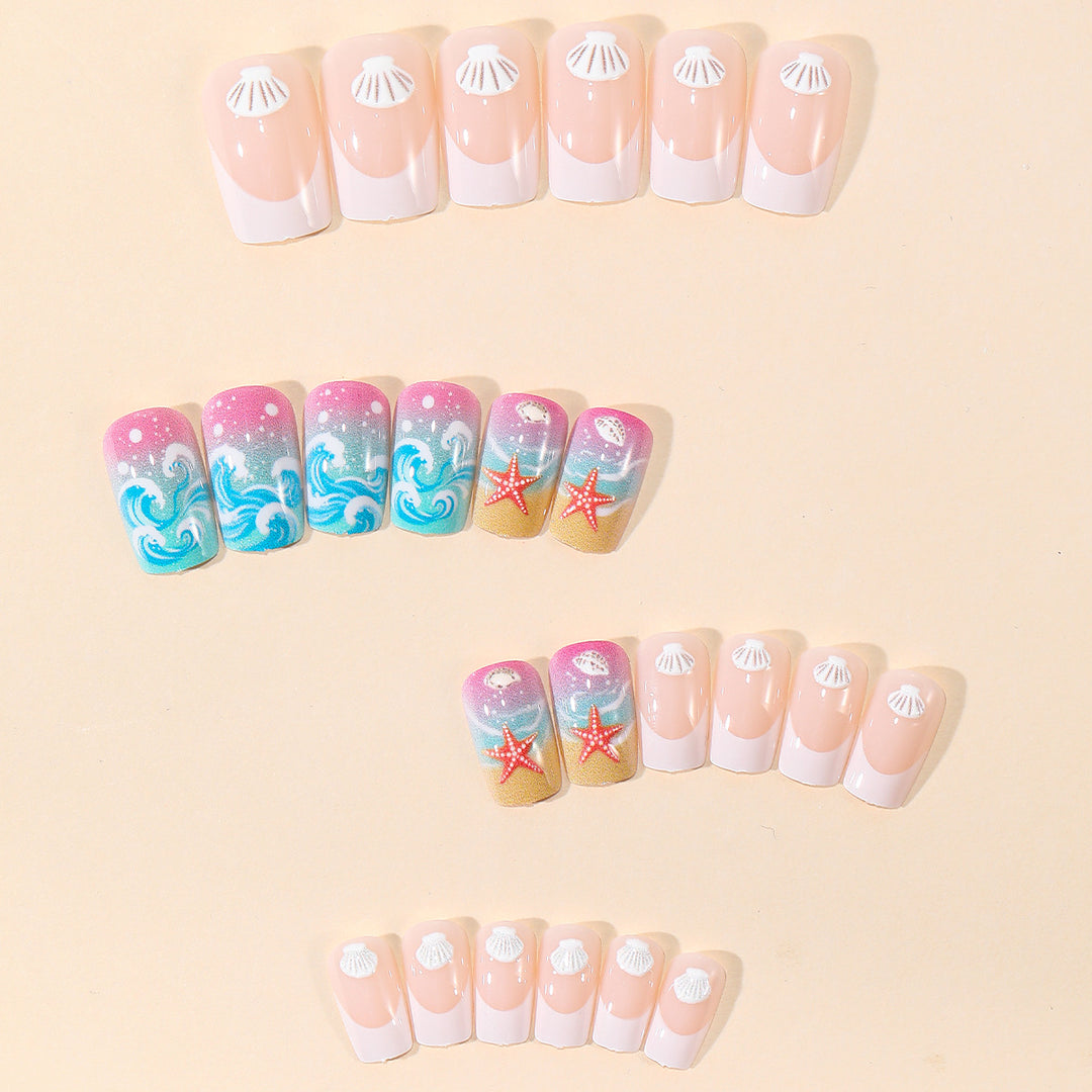 Ocean-Themed Nail Art Set Kalsten