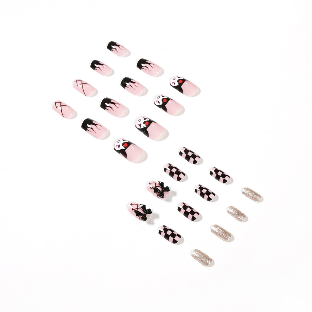 Artistic Nail Extensions with Whimsical Design Kalsten