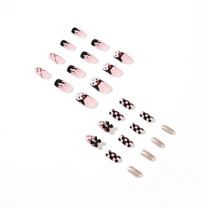 Artistic Nail Extensions with Whimsical Design Kalsten