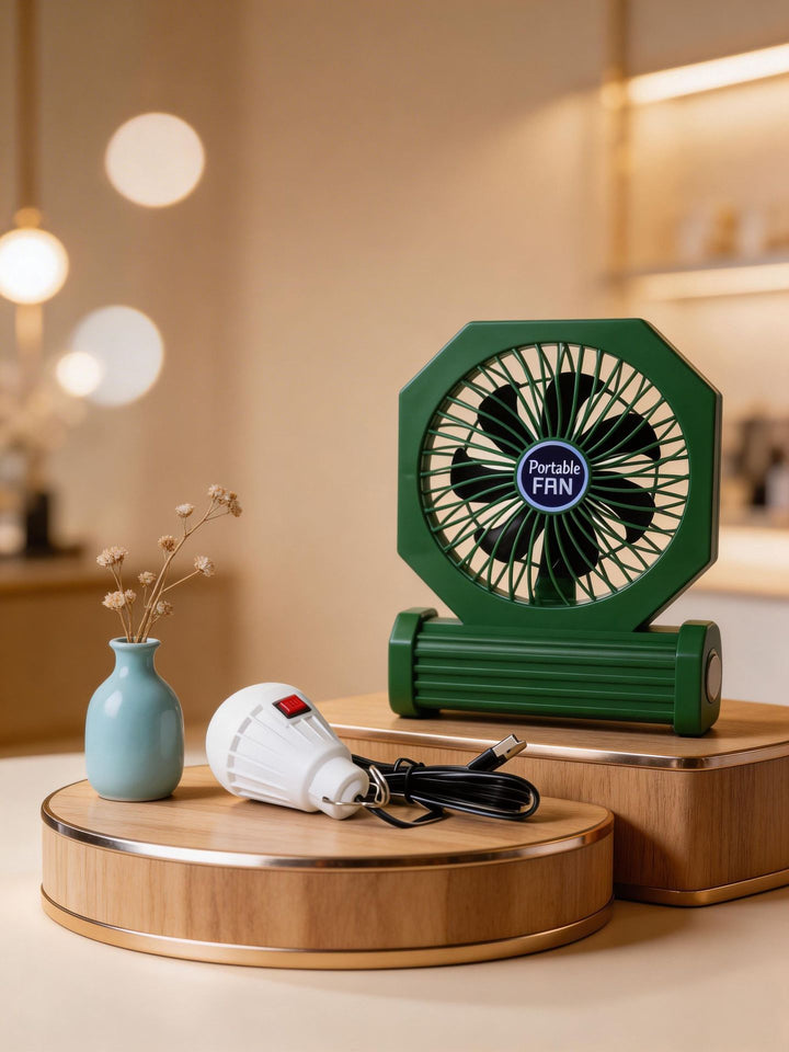 Ladies Portable Table Fan with Powerful Air Circulation Kalsten
