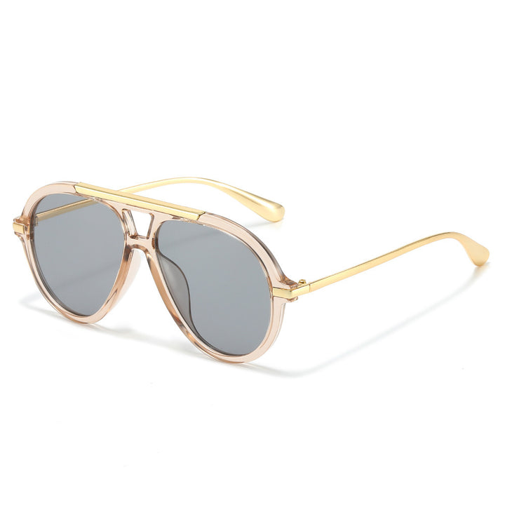 Fashion-Forward Futuristic Round Sunglasses Kalsten