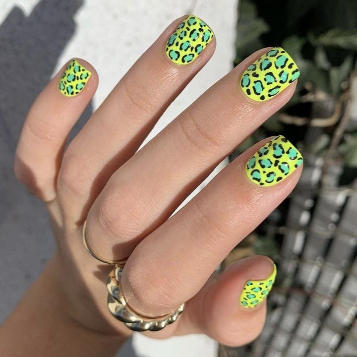 Artificial nails with animal leopard pattern Kalsten