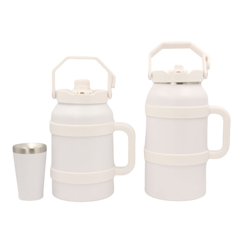 Ladies Insulated Stainless Steel Drinking Bottle with Practical Handle and Double Wall Technology Kalsten