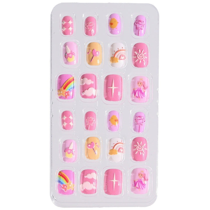 Children's Themed Decorative Press-On Nail Set Kalsten