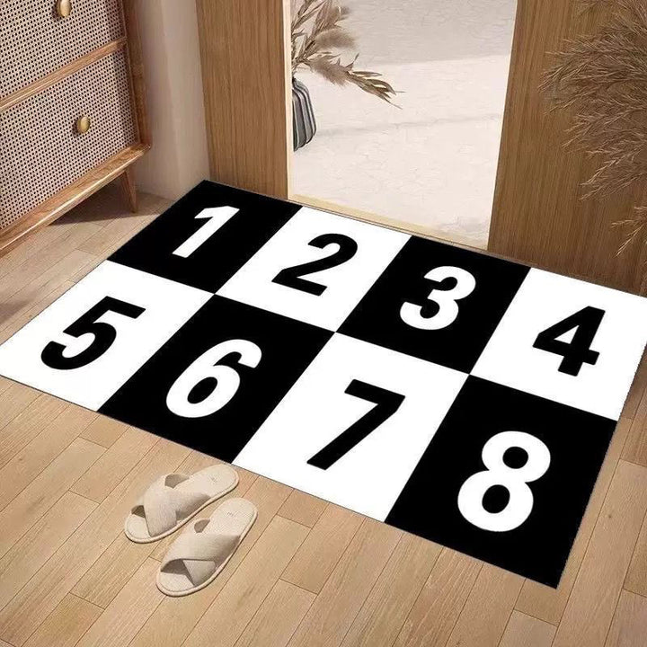 Numbered Game Floor Mat