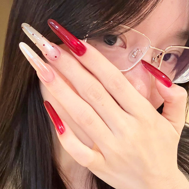 Artistic Long Stiletto Nail Enhancements Kalsten