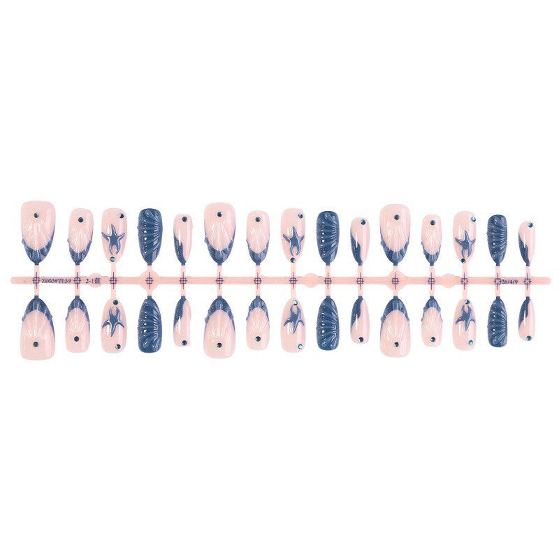 Artistic Nail Design Set with Oceanic Elements kalsten