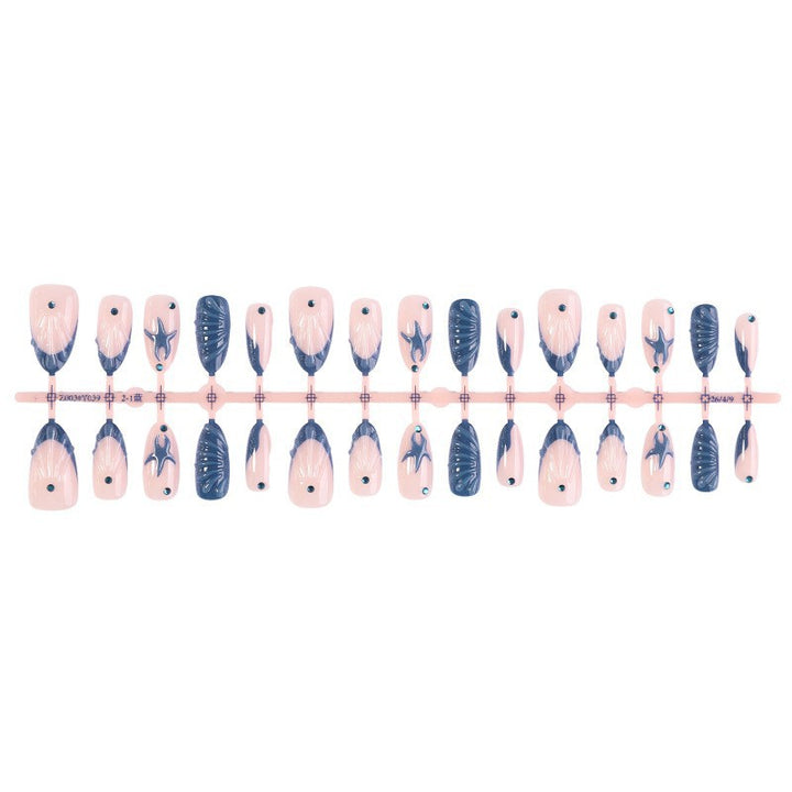 Artistic Nail Design Set with Oceanic Elements kalsten