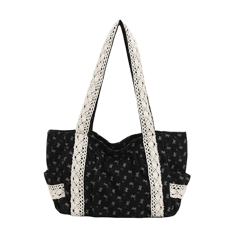 WoElegant Floral Print Tote Bag Kalsten