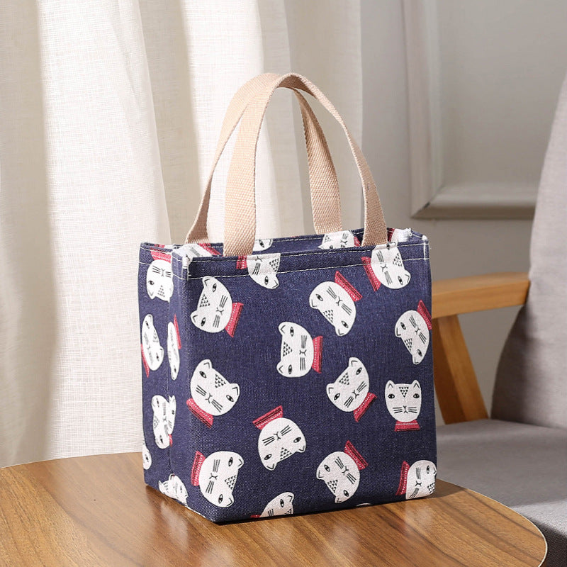 Cute Cat Print Tote Bag Kalsten