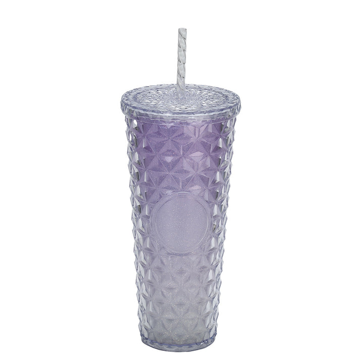 Ladies Glittering Drinking Cup with Removable Straw Kalsten