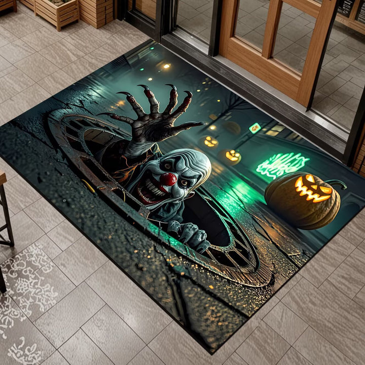 Spooky Graveyard Scene Area Mat