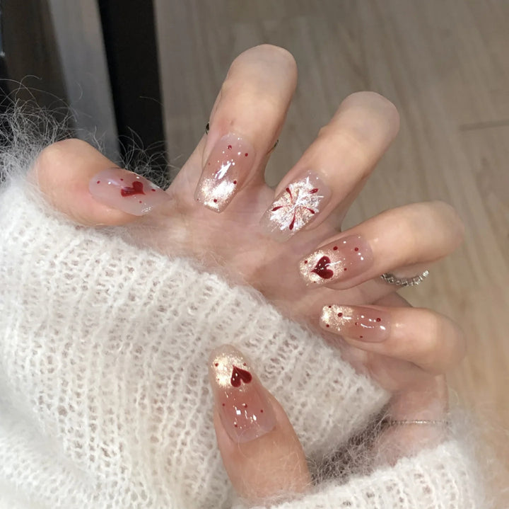 Artistic Glitter Nail Design Kalsten
