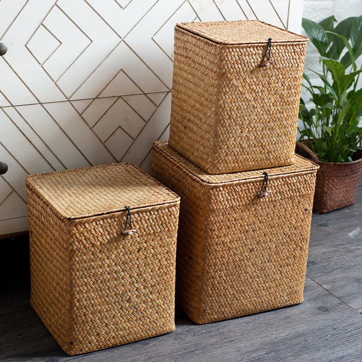 Square Woven Storage Chest Kalsten