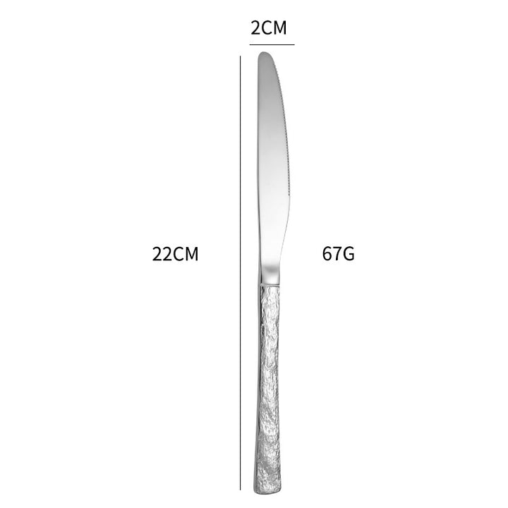 High-quality cutlery set with stylish, textured handle Kalsten