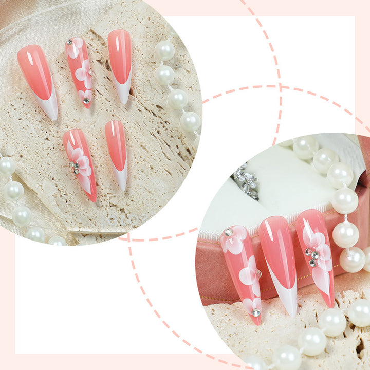 Floral Design Press-On Nail Set Kalsten 1788495570