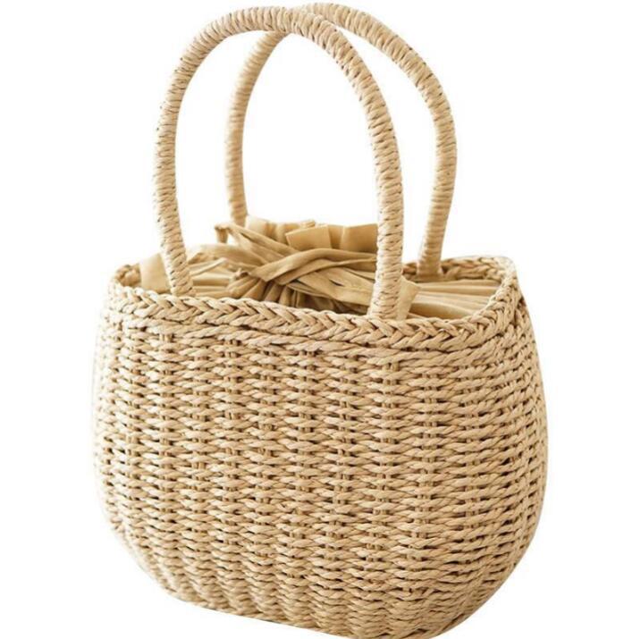 Basket bag with braided handles Kalsten