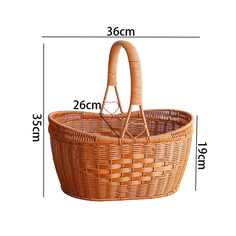 Eco-Friendly Woven Shopping Basket Kalsten