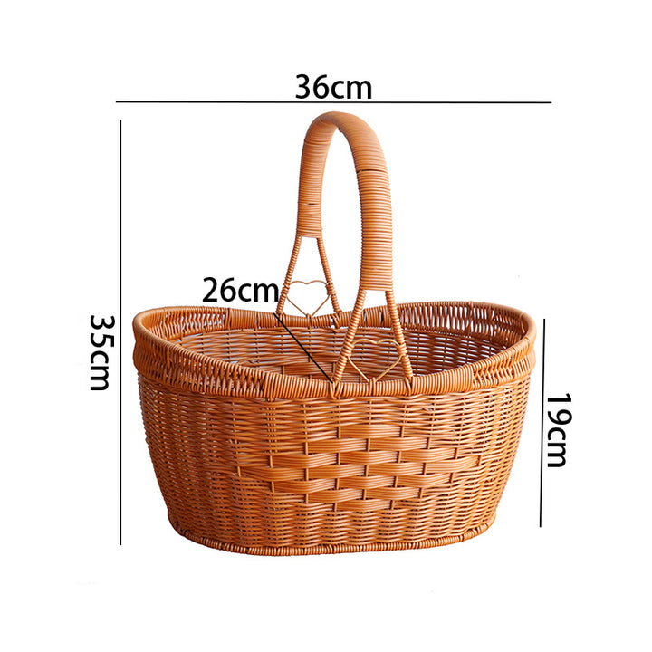 Eco-Friendly Woven Shopping Basket Kalsten