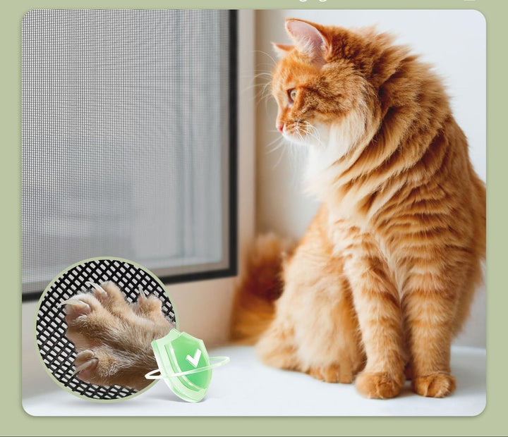 Cat Scratch Deterrent Window Screen Kalsten