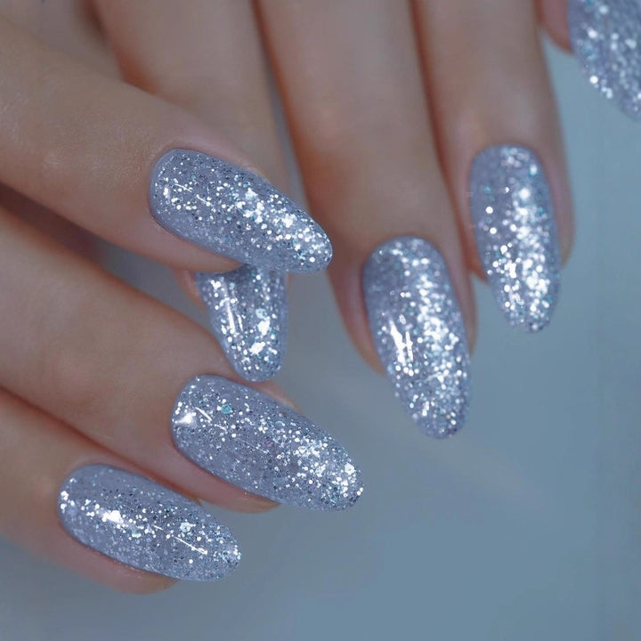 Glamorous Glittering Stiletto Nail Tips Kalsten