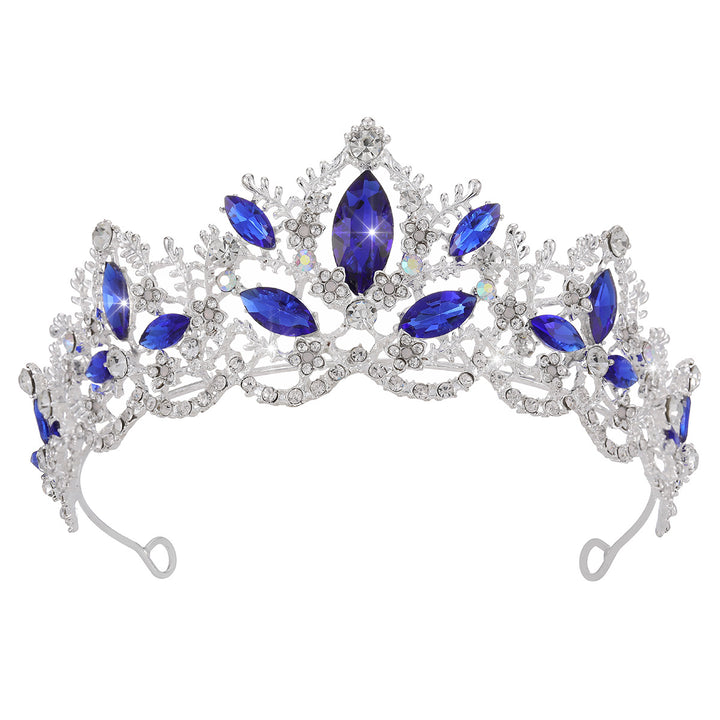 Ladies Glamorous Tiara with Sparkling Crystal Decorations Kalsten