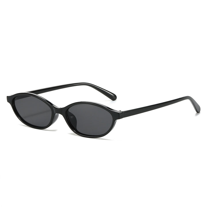 Retro-Inspired Slim Oval Sunglasses Kalsten