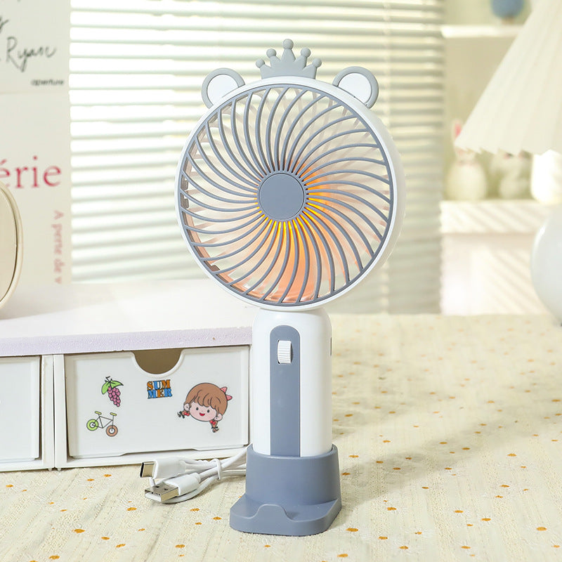 Women Portable Handheld Fan with Playful Animal Design Kalsten