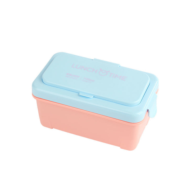 Multi-Compartment Eco-Friendly Lunch Box with Leak-Resistant Design