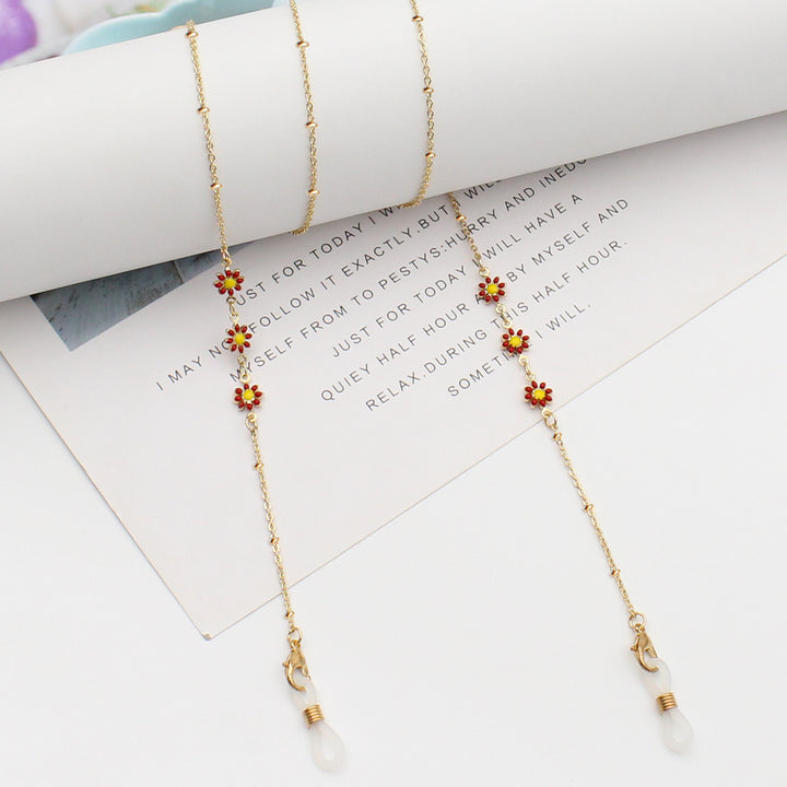 Floral Themed Eyewear Chain Kalsten
