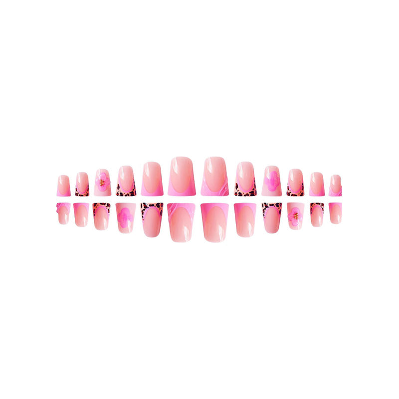 Floral Design Press-On Nail Set Kalsten