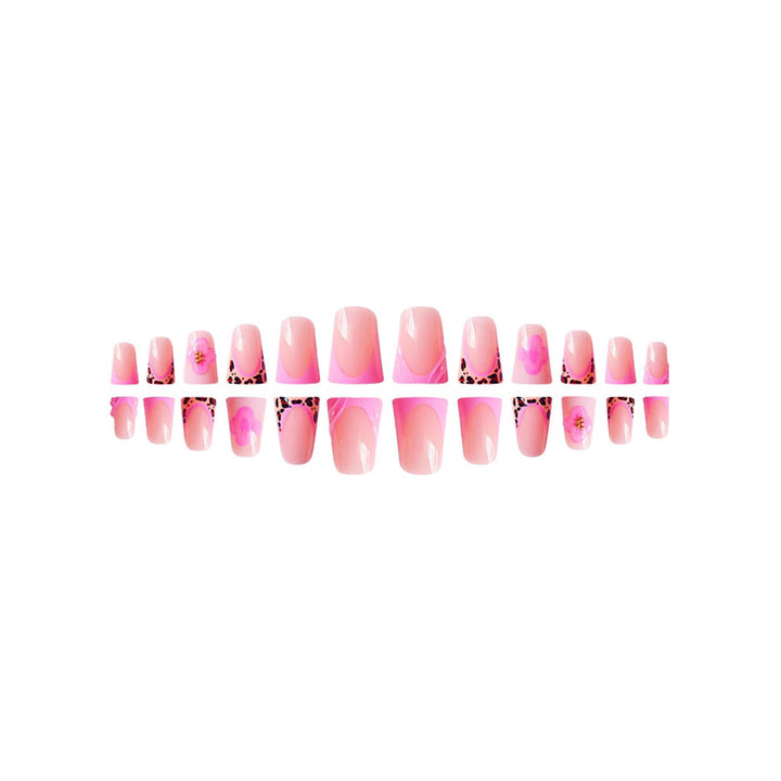 Floral Design Press-On Nail Set Kalsten