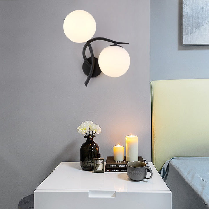 Artistic Double-Ball Sconce