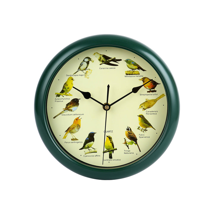 Wall clock with colorful bird design Kalsten