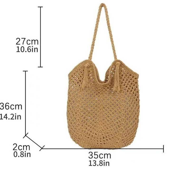 Handcrafted mesh tote bag Kalsten