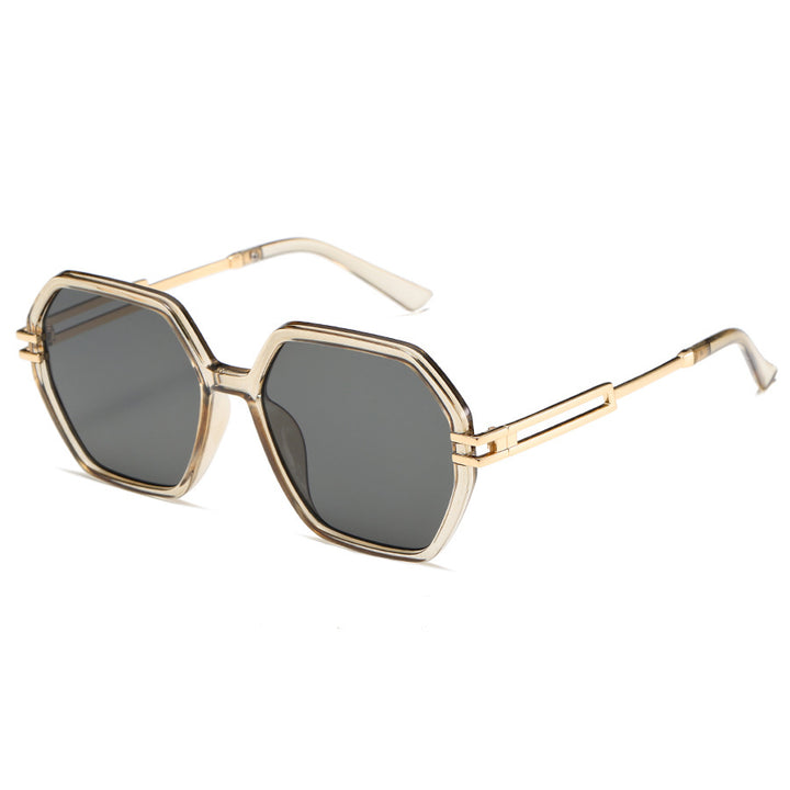 Women's fashionable sunglasses in avant-garde hexagon design Kalsten