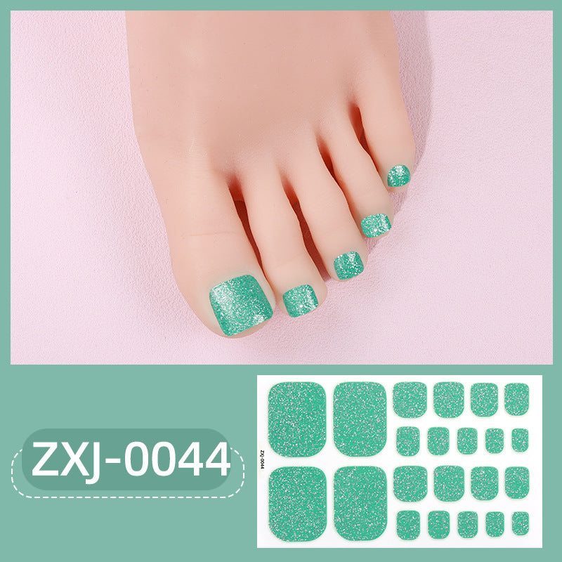 Glittery Toe Nail Wraps  1790954465