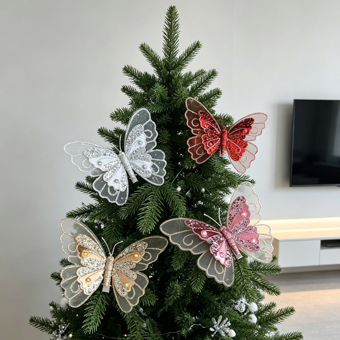 Decorative butterfly pendant for Christmas tree