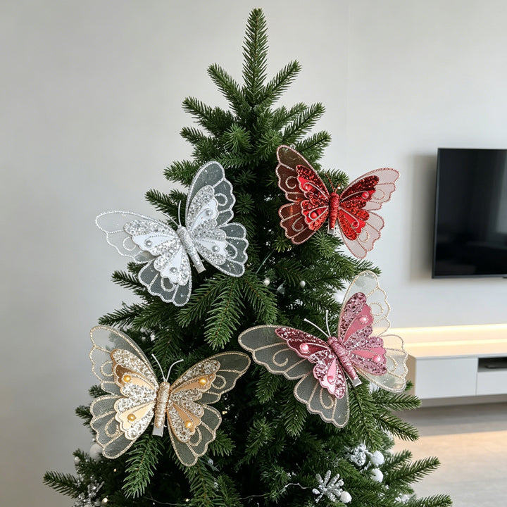 Decorative butterfly pendant for Christmas tree